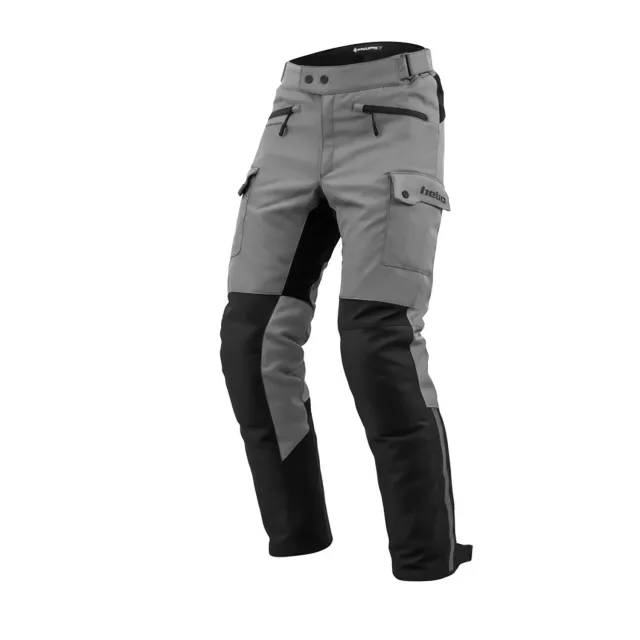 Hebo DS Explorer pantaloni moto grigi impermeabili