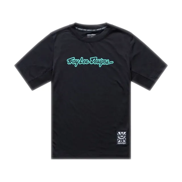 Troy Lee Designs Skyline Ride maglia MTB bimbo nera DriRelease