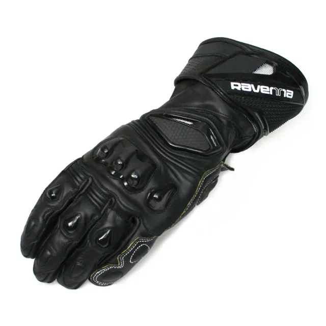 Ravenna Moto R guanti moto pelle nero CE