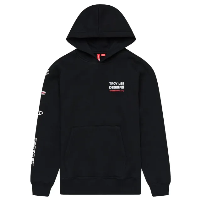 Troy Lee Designs Youth felpa pullover factory nero