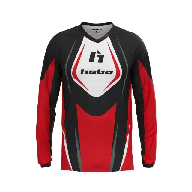 Hebo Trial Classic Junior maglia rossa bambino