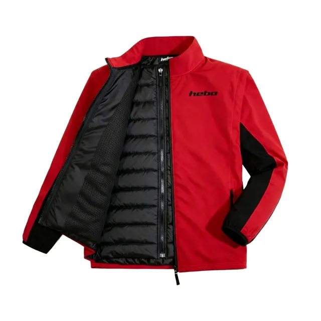 Hebo Sentinel Evo giacca moto rossa antivento