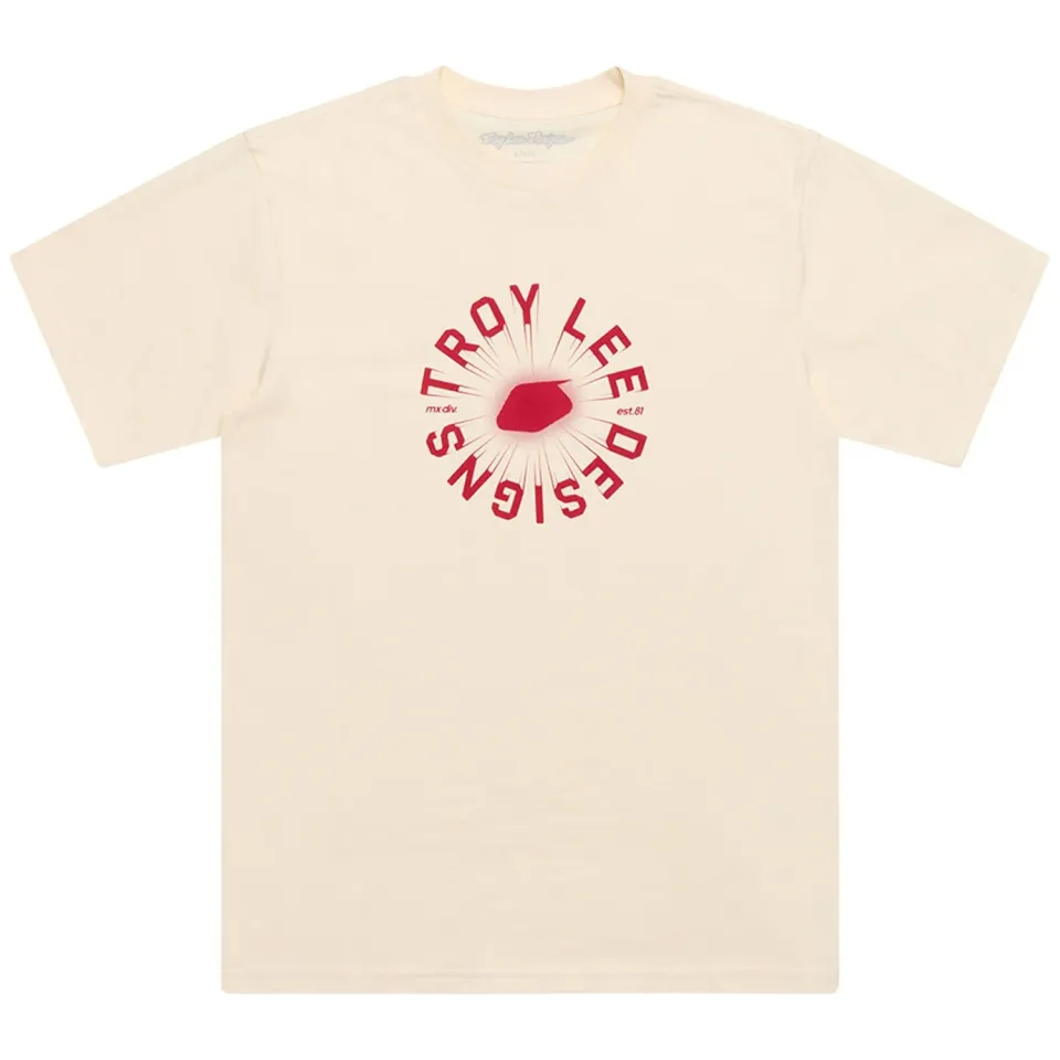 Troy Lee Designs Rotation t-shirt bianco vintage