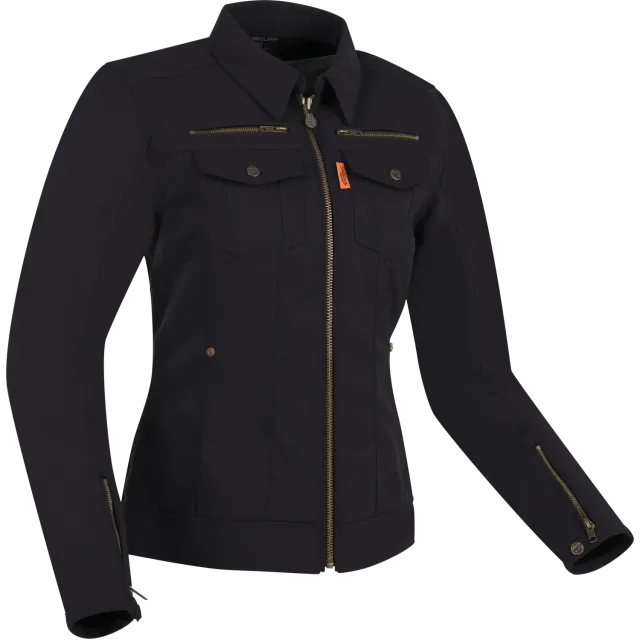Segura Lady Patrol giacca moto donna nera impermeabile