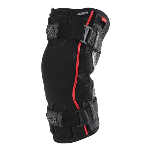 Troy Lee Designs 6400 tutore ginocchio moto nero