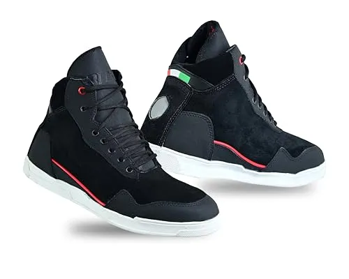 Bi Esse Evo-X Scarpe Moto Pelle Uomo Traspiranti 39 EU