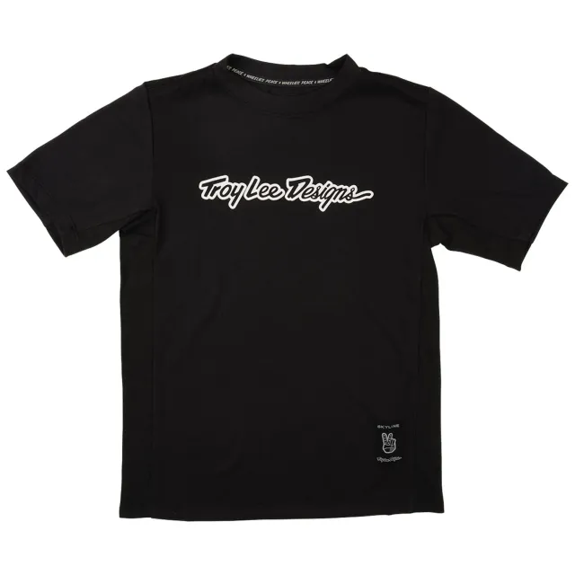 Troy Lee Designs Skyline Ride maglia mtb nera ragazzo traspirante