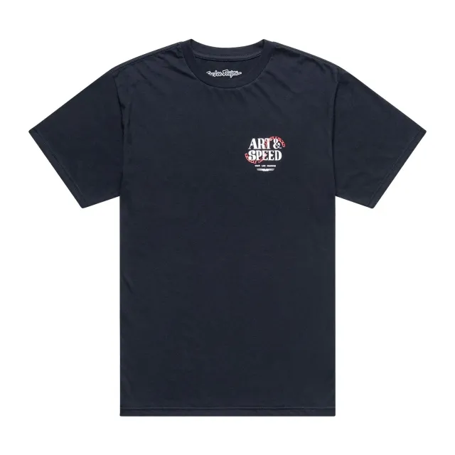 Troy Lee Designs Pink Slips t-shirt nera manica corta cotone