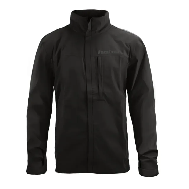 Hebo Team WP Black giacca moto nera impermeabile