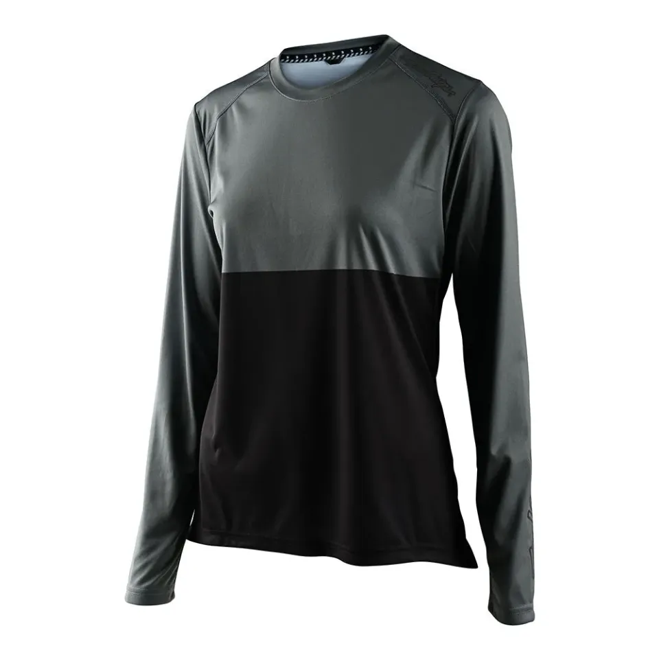Troy Lee Designs Lilium Block maglia donna manica lunga verde nero