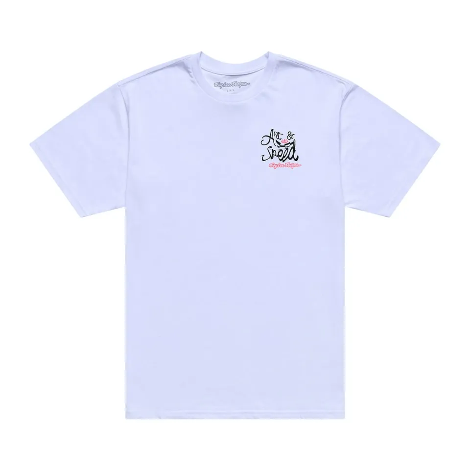 Troy Lee Designs Heritage T-Shirt Uomo Bianca Cotone