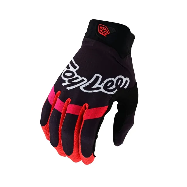Troy Lee Designs Air Pinned guanti moto neri traforati