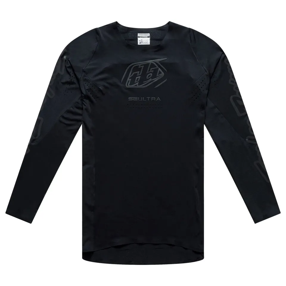 Troy Lee Designs SE Ultra LS Jersey maglia moto nera manica lunga
