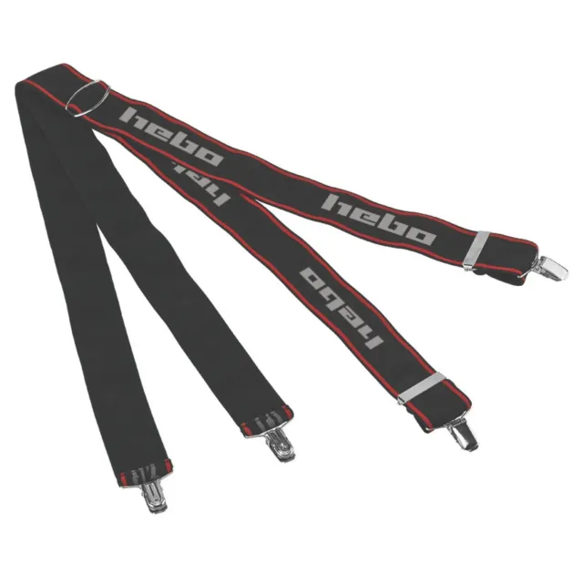 Hebo Bretelle pantaloni moto taglia unica nere
