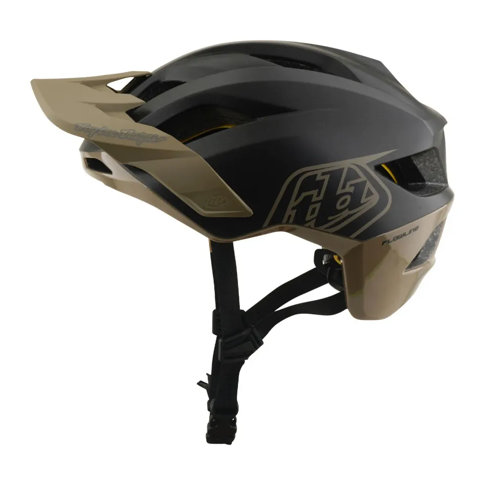 Troy Lee Designs Flowline Casco Bici Charcoal/Timber MIPS