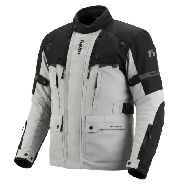 Hebo DS Adventure HE4740G giacca moto grigia protettiva
