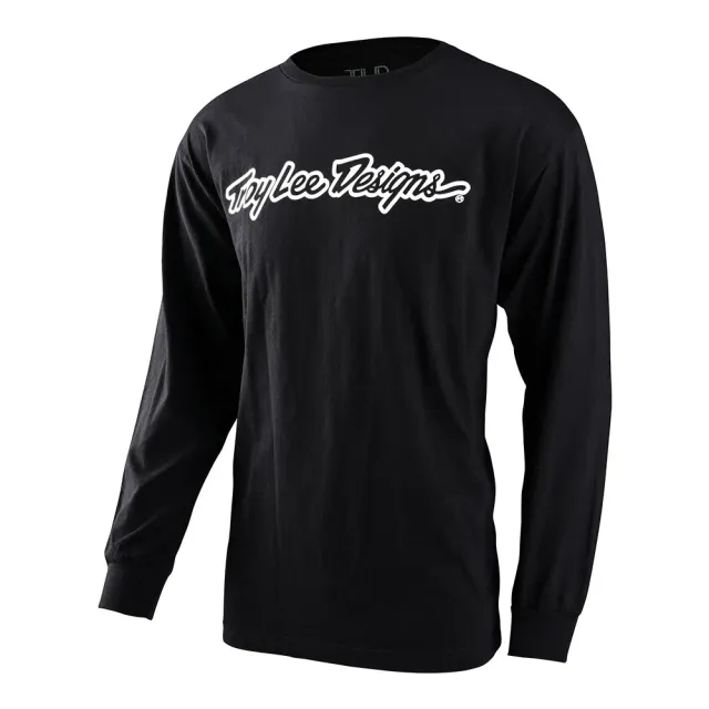 Troy Lee Designs Signature maglia manica lunga nera