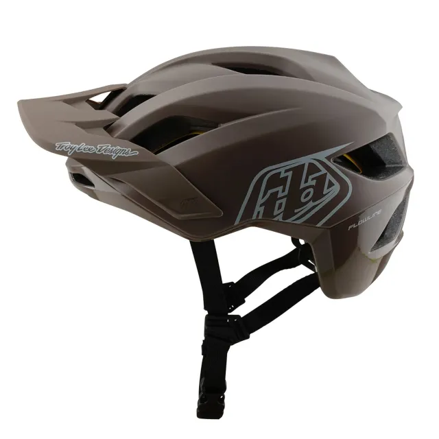 Troy Lee Designs Flowline casco bici MIPS verde beige ventilato