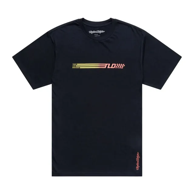 Troy Lee Designs Stripes t-shirt nera uomo manica corta
