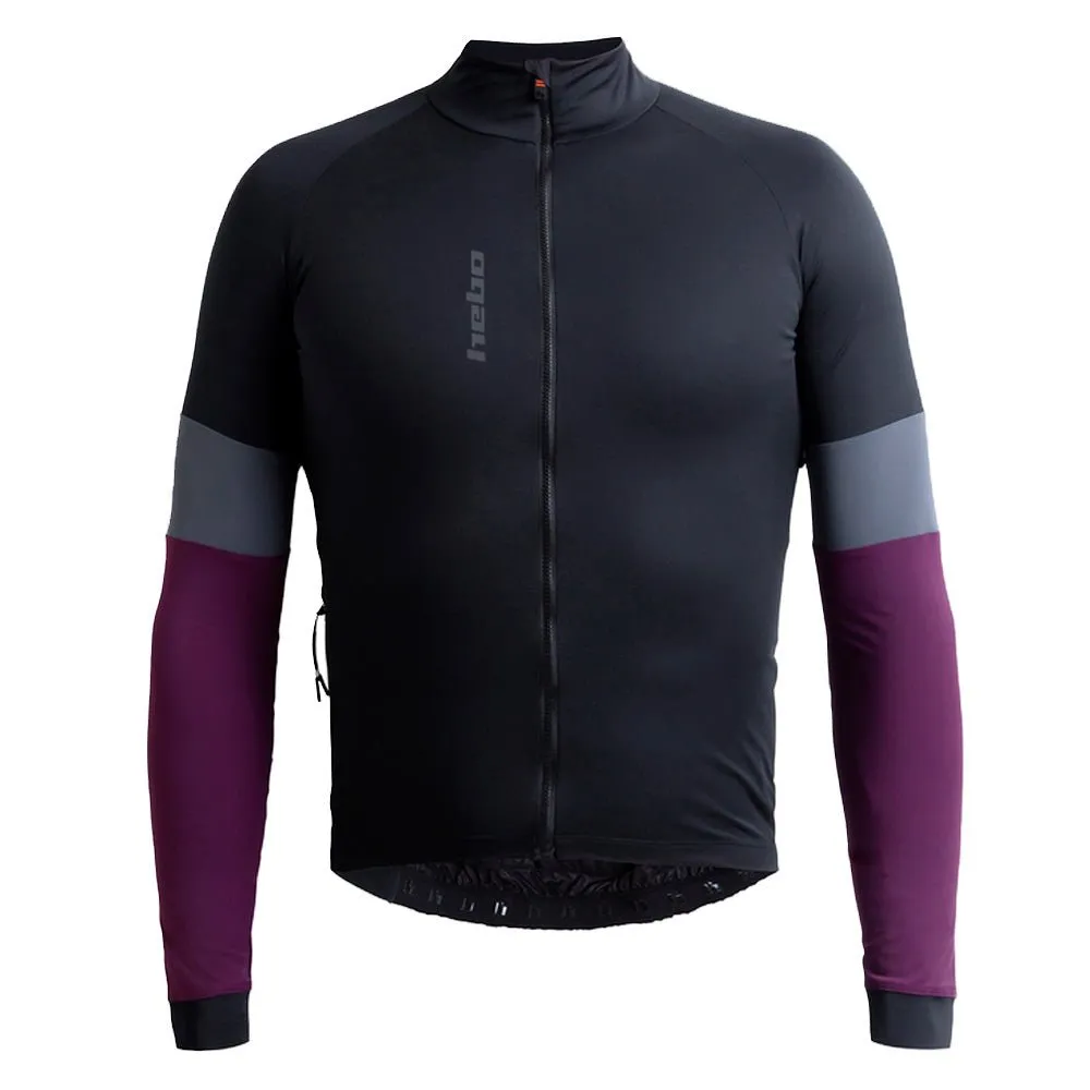 Hebo Wats Winter HB4023 maglia bici maniche lunghe blu