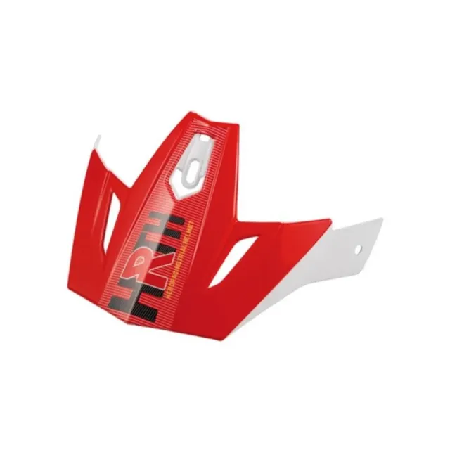 Hebo Zone 4 Link visiera casco trial rossa parasole