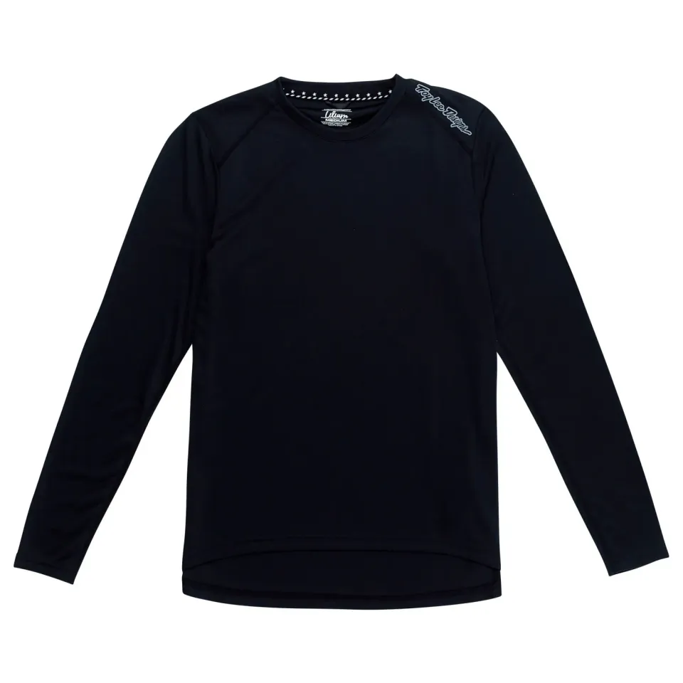 Troy Lee Designs Lilium LS Mono maglia mtb donna Black elasticizzata