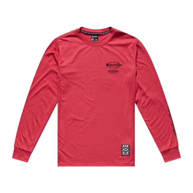Troy Lee Designs Skyline Ride maglia MTB Ember Red manica lunga