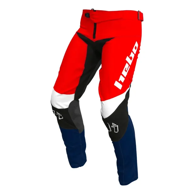 Hebo Scratch Fit pantaloni enduro rossi in kevlar