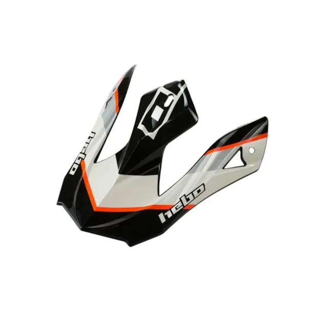 Hebo Raptor Fiber visiera casco bianca