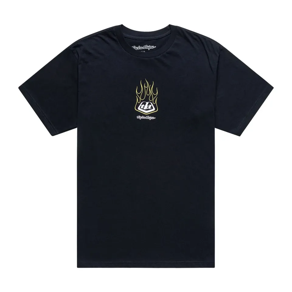 Troy Lee Designs Flame2 t-shirt uomo nera cotone