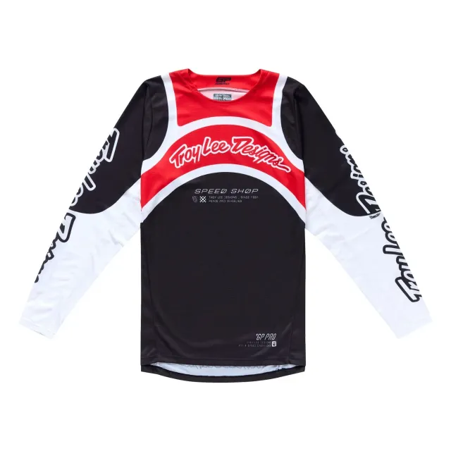Troy Lee Designs GP Pro Swerve maglia moto nero rosso