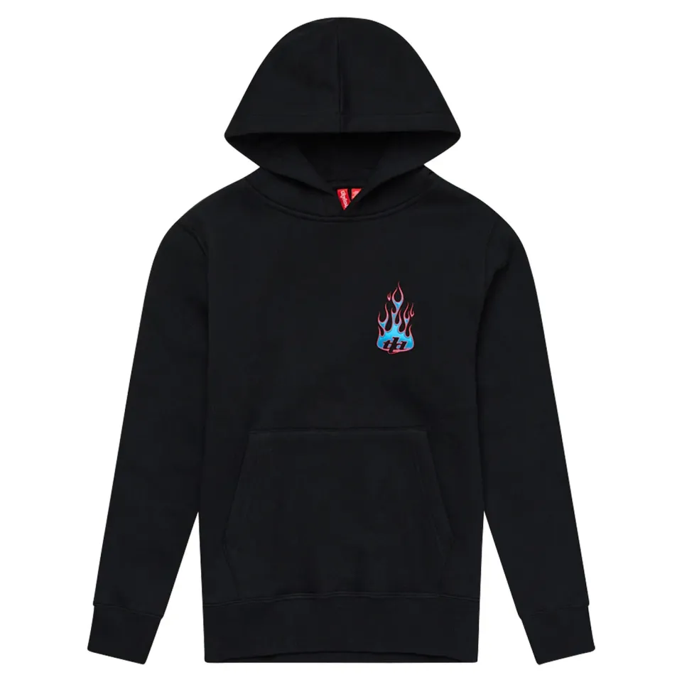 Troy Lee Designs Youth Pullover felpa Torched nera bimbo