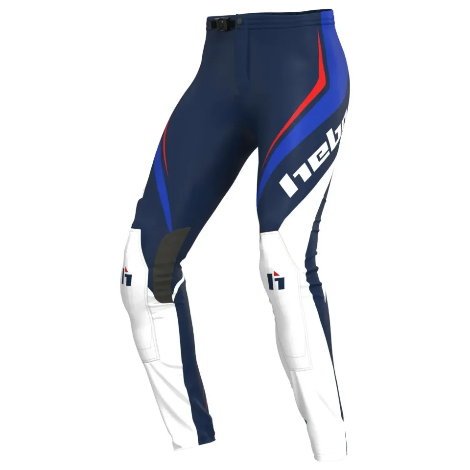 Hebo Pro Trial Classic HE3220B pantaloni bianchi trial