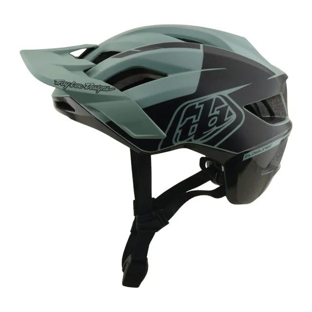 Troy Lee Designs Flowline SE Hydro casco sage charcoal MIPS