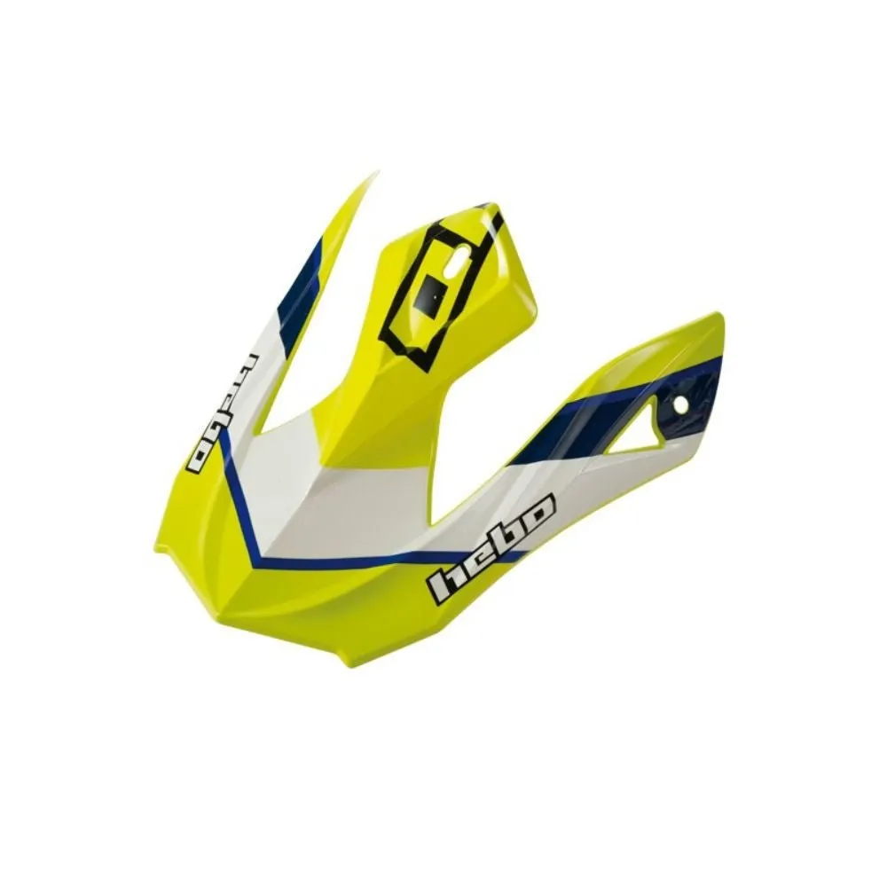 Hebo Raptor Fiber visiera casco bianca