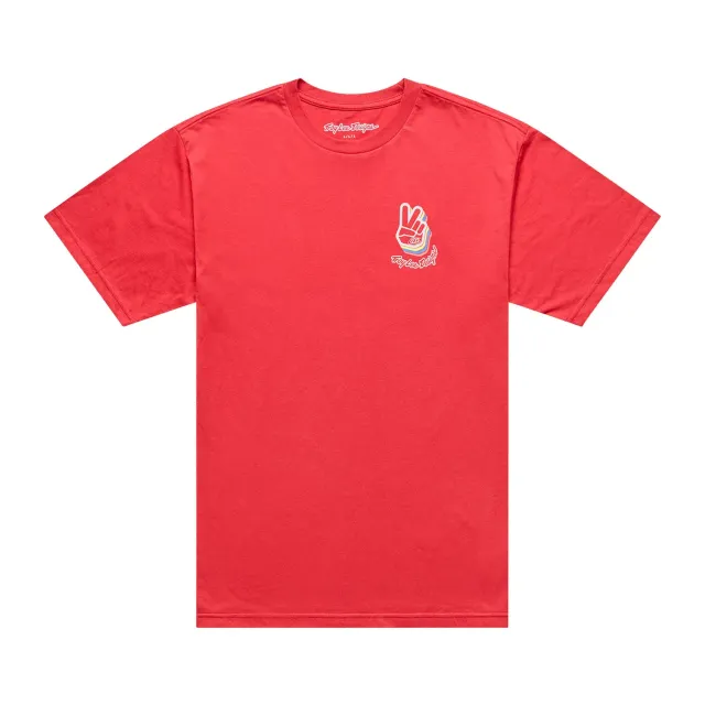 Troy Lee Designs Deuces Short Sleeve Tee t-shirt scarlatto