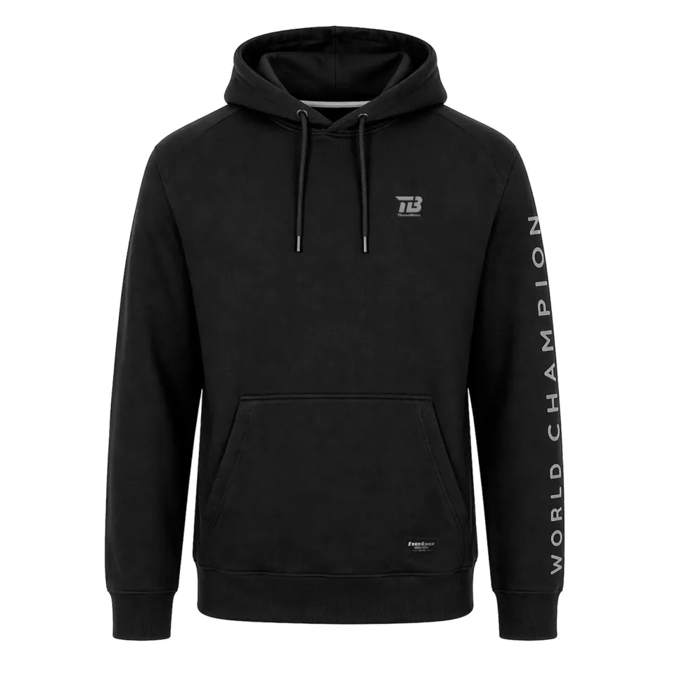 Hebo Toni Bou felpa cappuccio nera cotone