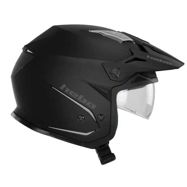 Hebo Zone 5 Monocolor casco trial nero opaco ECE 22-06