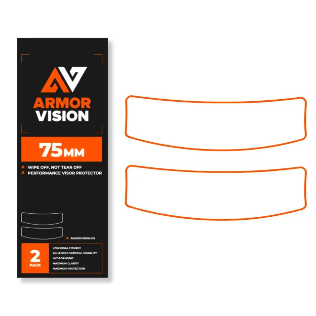 Armor Vision 2.0 HPPF pellicola visore 75 mm 2 pezzi