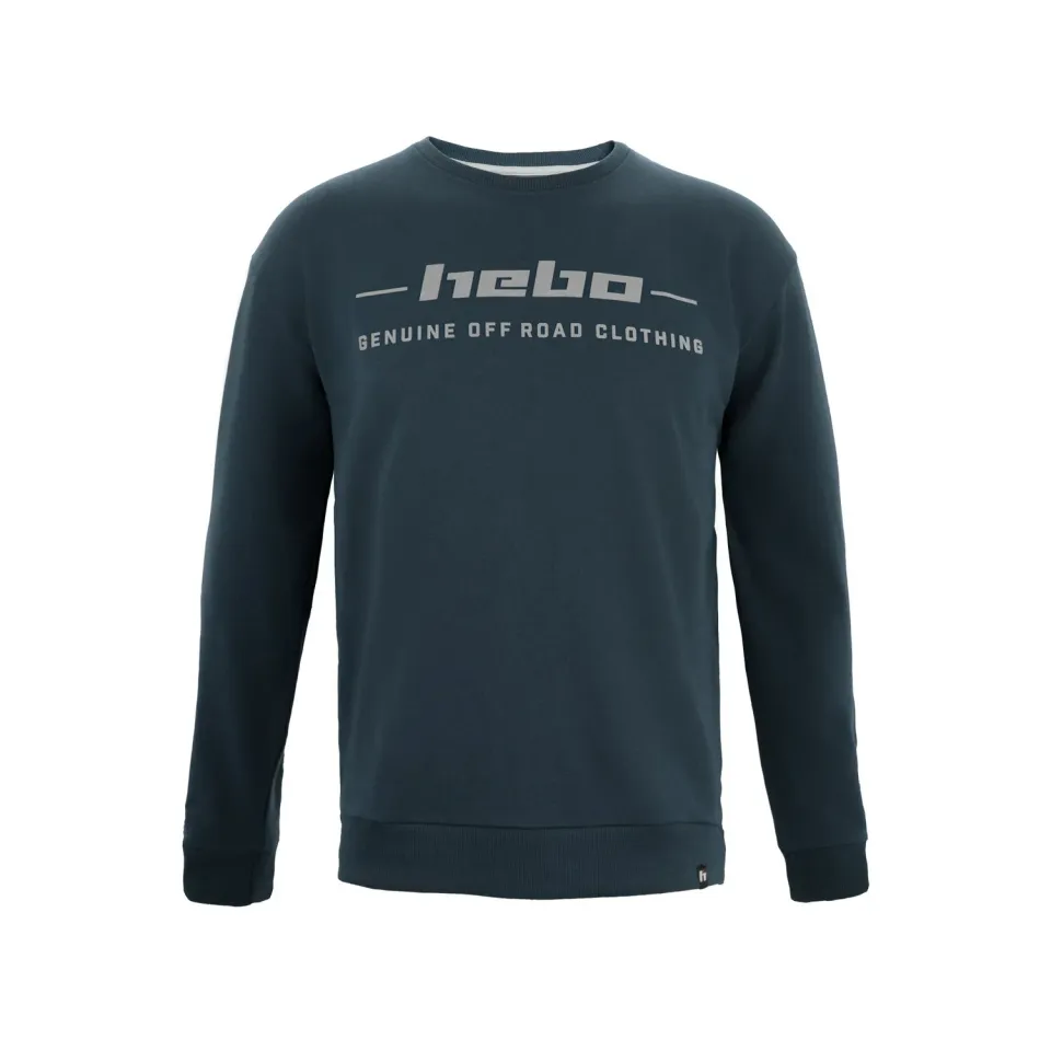 Hebo Hoodie felpa blu urban