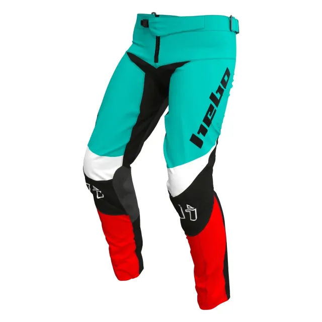 Hebo Scratch Fit pantaloni enduro turchese Cordura
