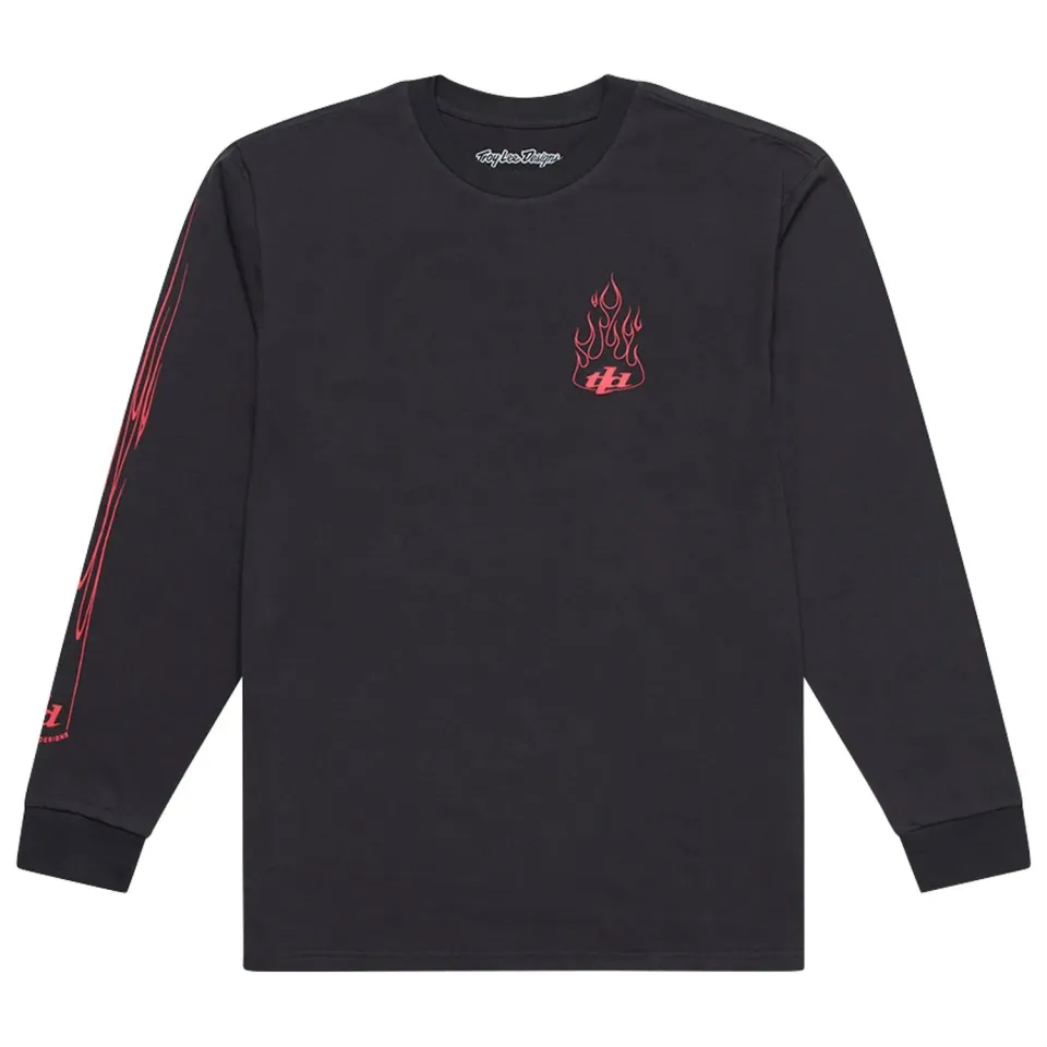 Troy Lee Designs Torched Carbon maglietta manica lunga Carbon
