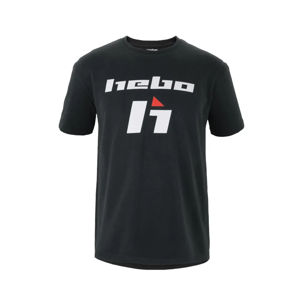 Hebo T-Shirt maglietta maniche lunghe grigia cotone