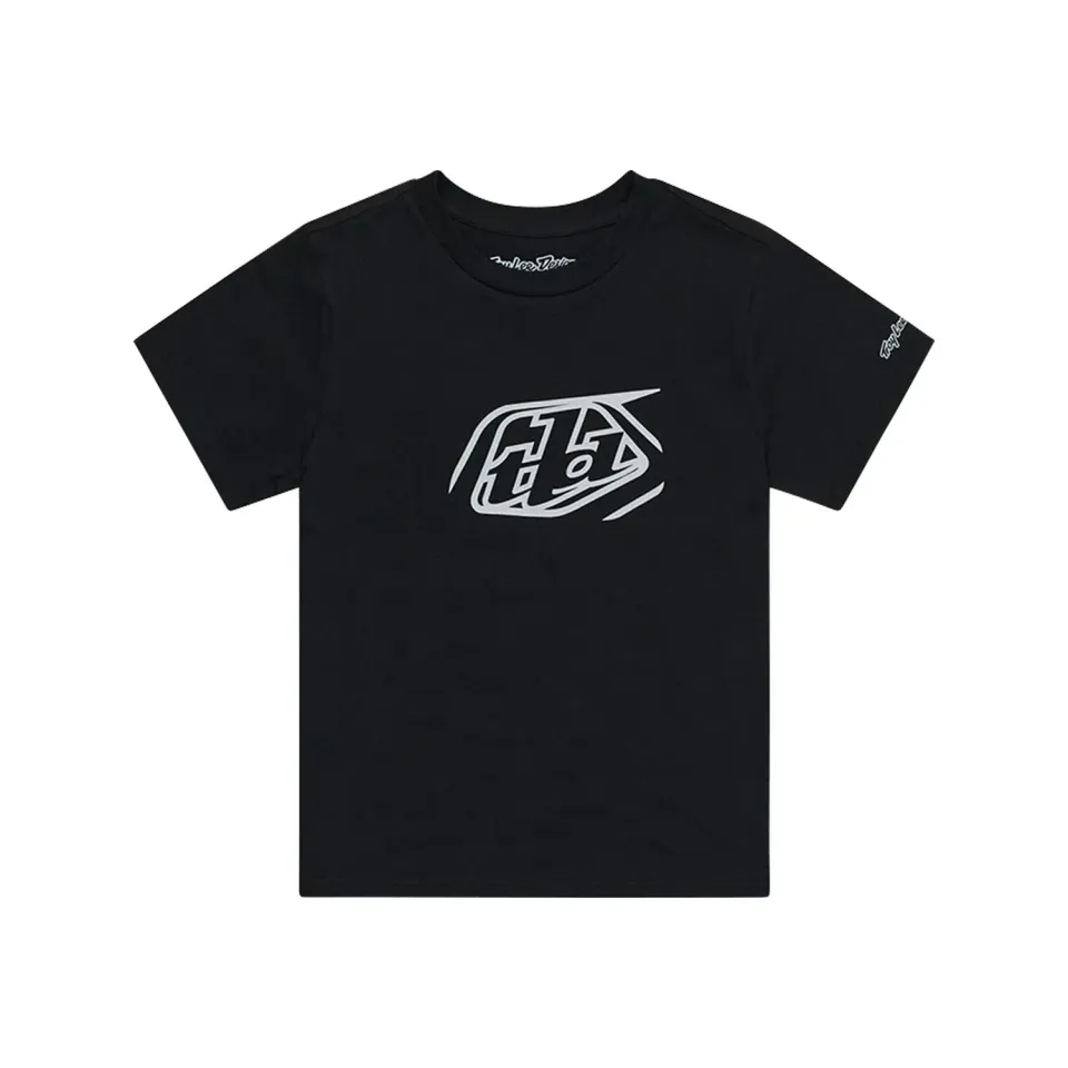 Troy Lee Designs Badge T-Shirt Bambino Manica Corta Nera