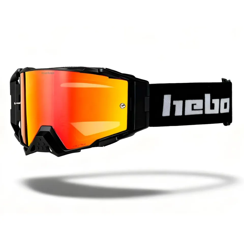 Hebo Atom HG1008N occhiali trial neri antigraffio