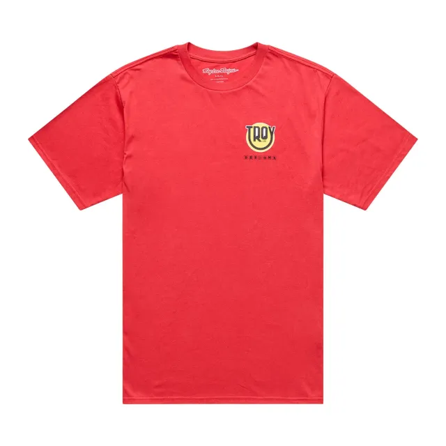 Troy Lee Designs Happy Dayz t-shirt Scarlet corta