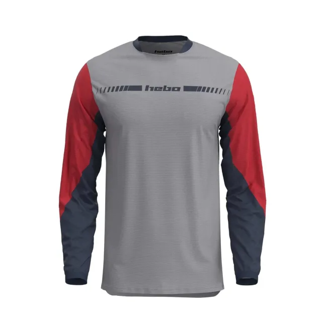 Hebo Tech maglia trial blu traspirante UPF50