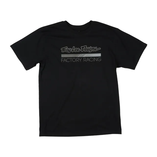 Troy Lee Designs Factory Racing t-shirt moto nera