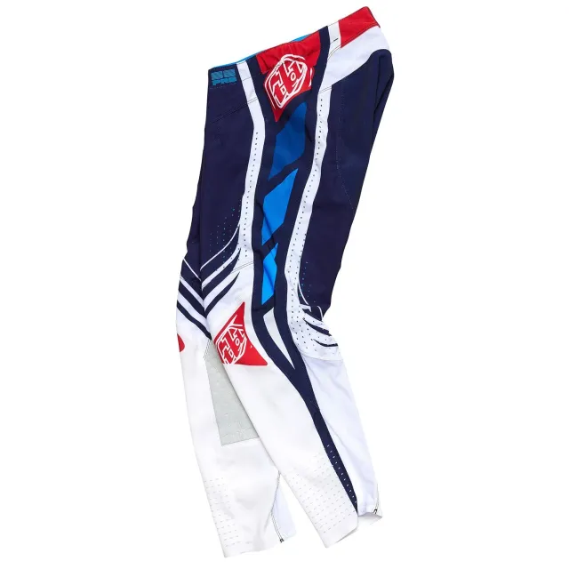 Troy Lee Designs SE Pro Wavez pantaloni cross blu rosso