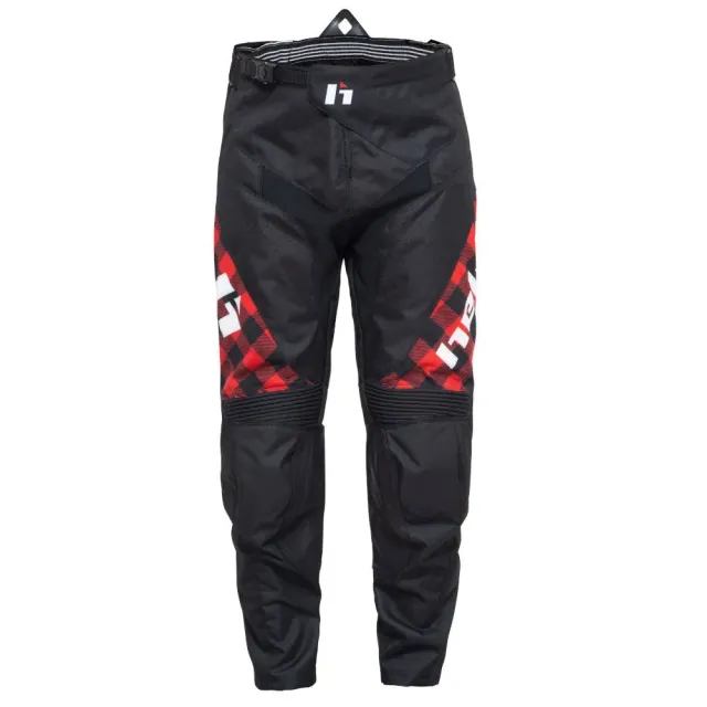 Hebo Stratos Woodsman pantaloni cross rosso elastico